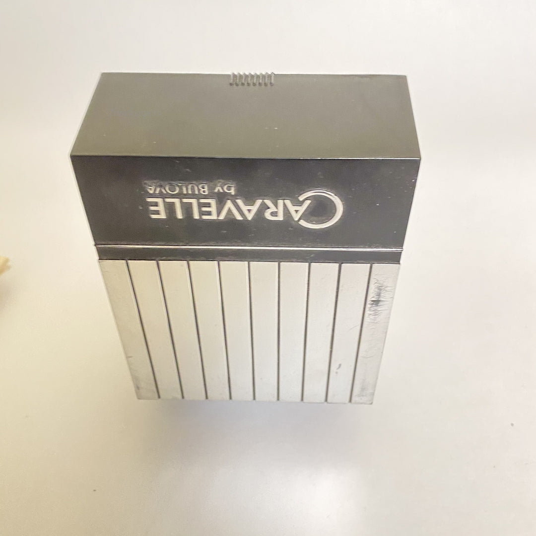 f507 Vintage Bulova Caravelle Watch Empty Display Storage Collection Box