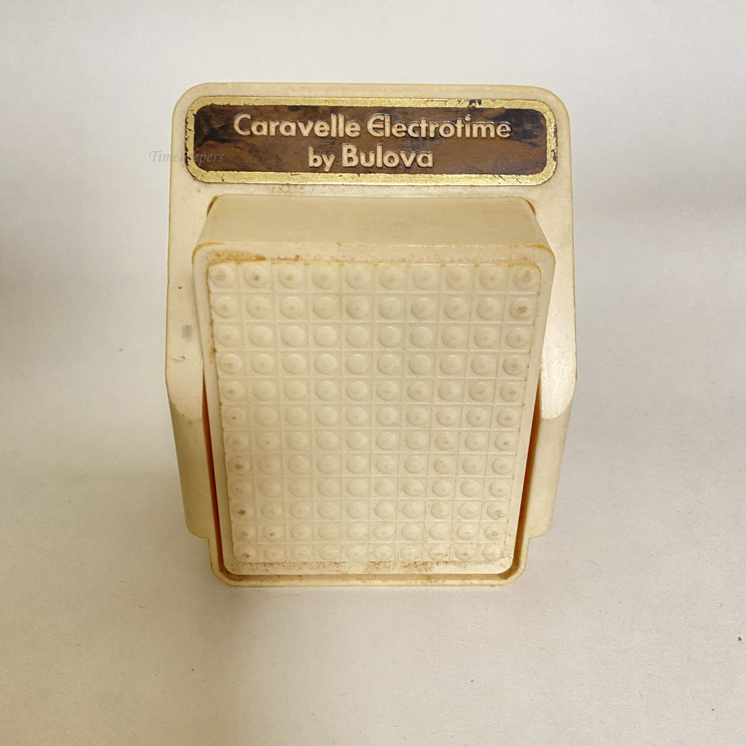 f509 Vintage Bulova Caravelle Watch Empty Display Storage Collection Box