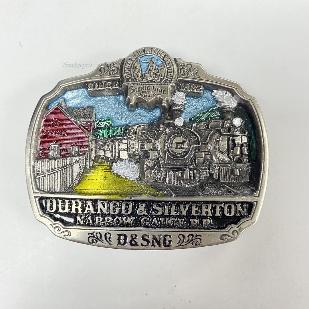 f532 Vintage Durango Silverton Narrow Gauge R.R. Limited Edition Belt Buckle