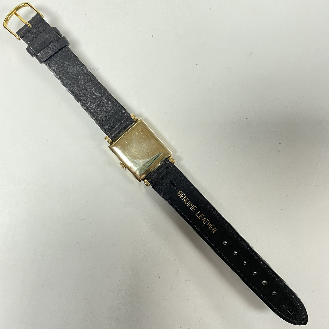 f548 Vintage Moritz Swiss Mechanical Men's Wrist Watch 17 Jewels 10K GF
