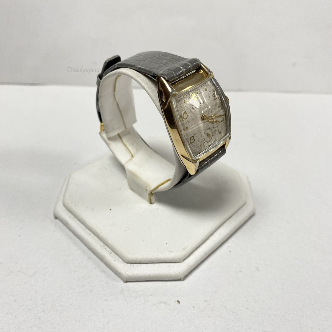 f557 Vintage Bulova Mechanical 10K RGP Stainless Steel 17J Men's Wrist Watch