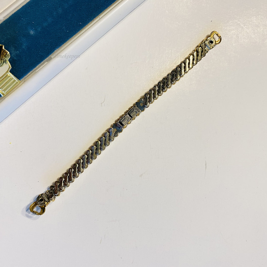 f573 Vintage NOS JB Champion Gold Filled Wrist Watch Bracelet Band & Case