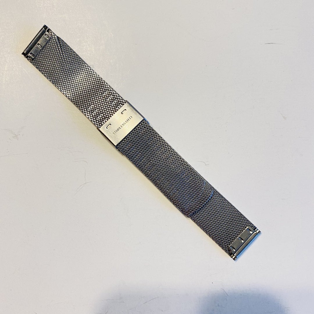 f581 Vintage NOS JB Champion Stainless Steel Mesh Adjustable Wrist Watch Band