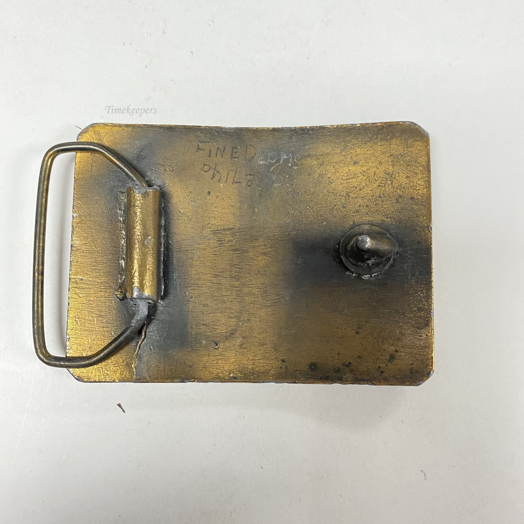f612 Vintage Gold Tone Limited Edition Belt Buckle Ford Van