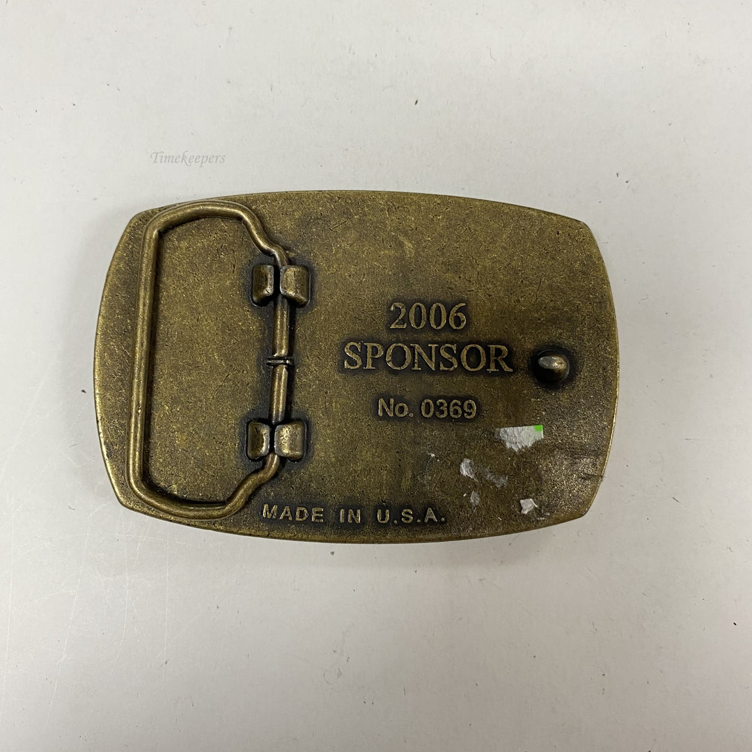 f613 Vintage Gold Tone Limited Edition Belt Buckle The American Veterans