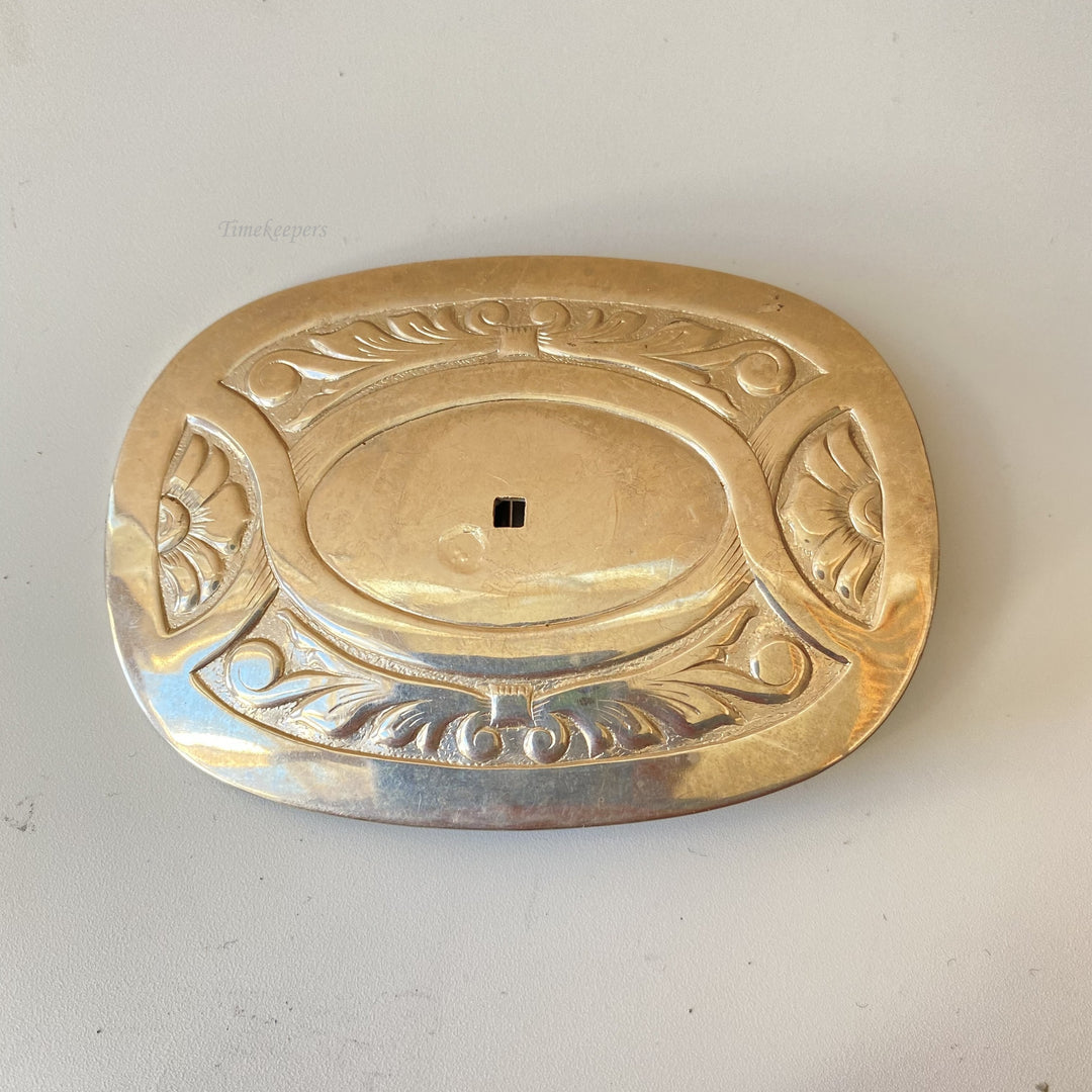 f667 Vintage Silver Tone Metal Limited Edition Men's Belt Buckle Made in USA