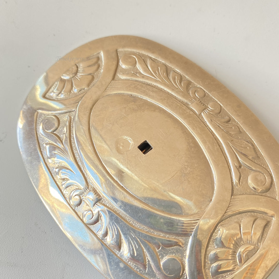 f667 Vintage Silver Tone Metal Limited Edition Men's Belt Buckle Made in USA