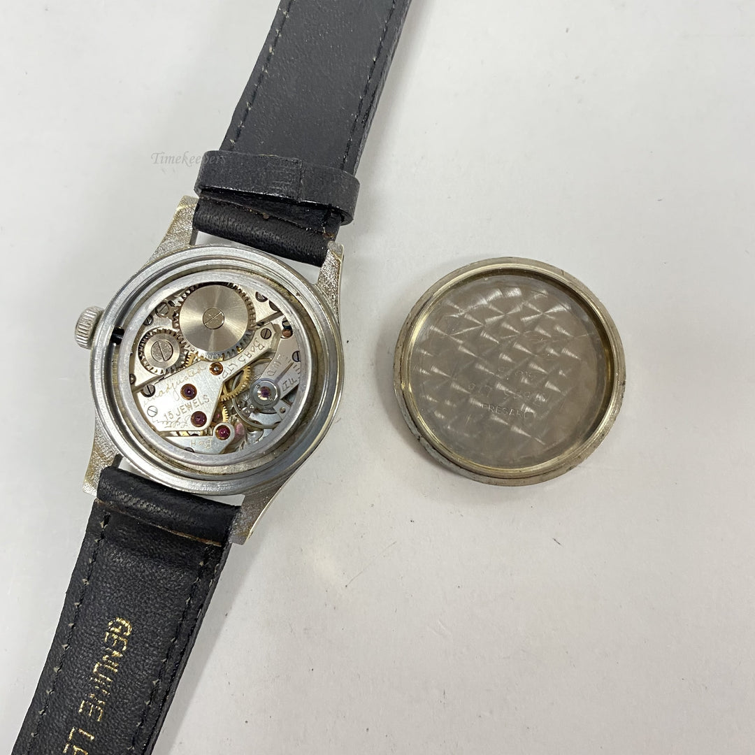 f748 Vintage Novelty Anti-Magnetic Swiss Men's Wrist Watch Stainless steel 15J