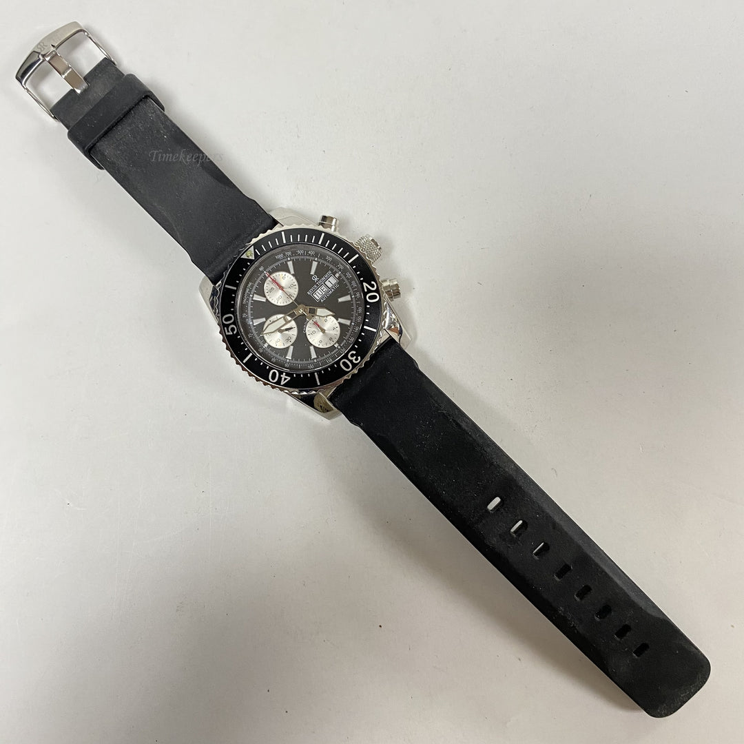 f787 Revue Thommen Automatic Swiss Made Tachymetre Stainless Men's Wrist Watch