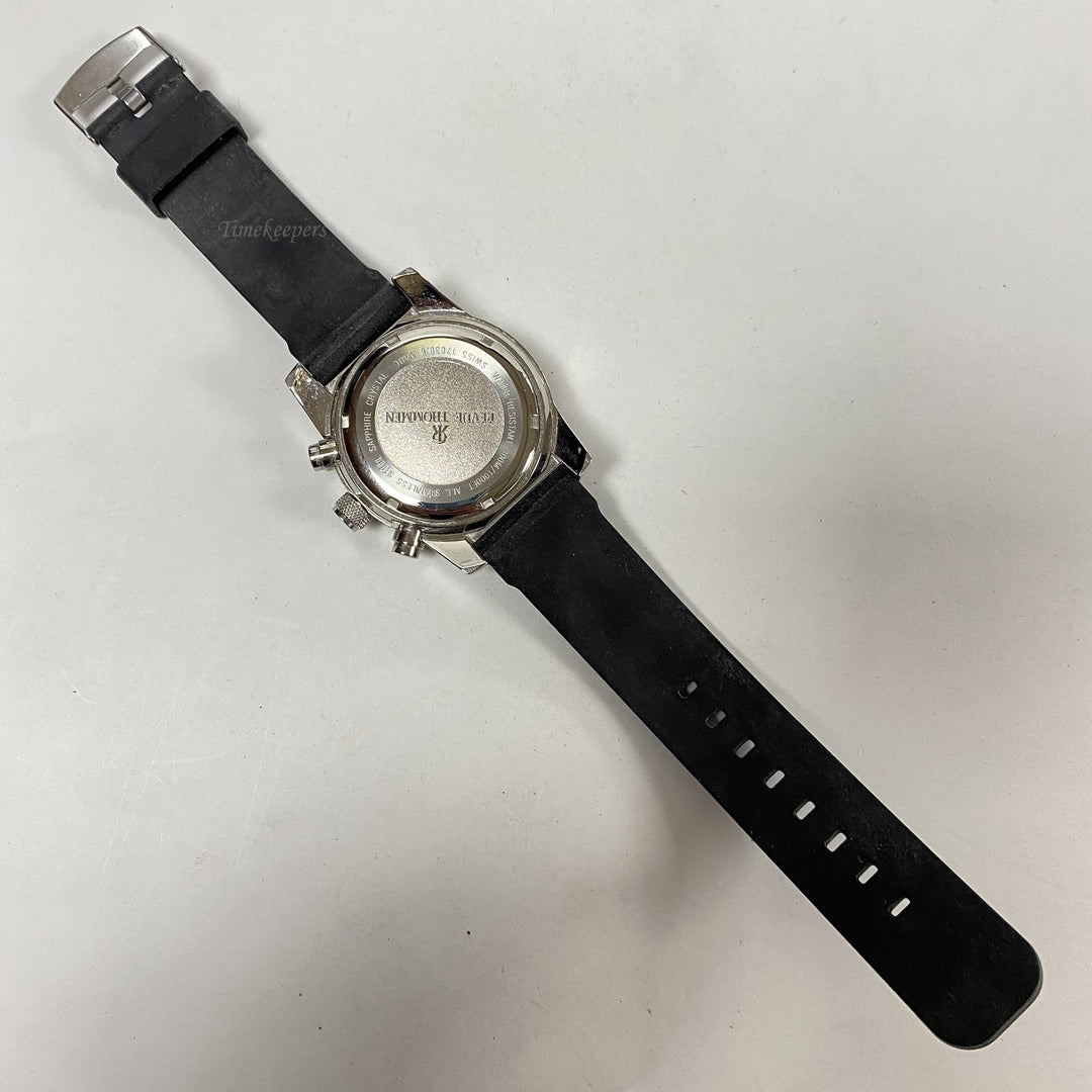 f787 Revue Thommen Automatic Swiss Made Tachymetre Stainless Men's Wrist Watch