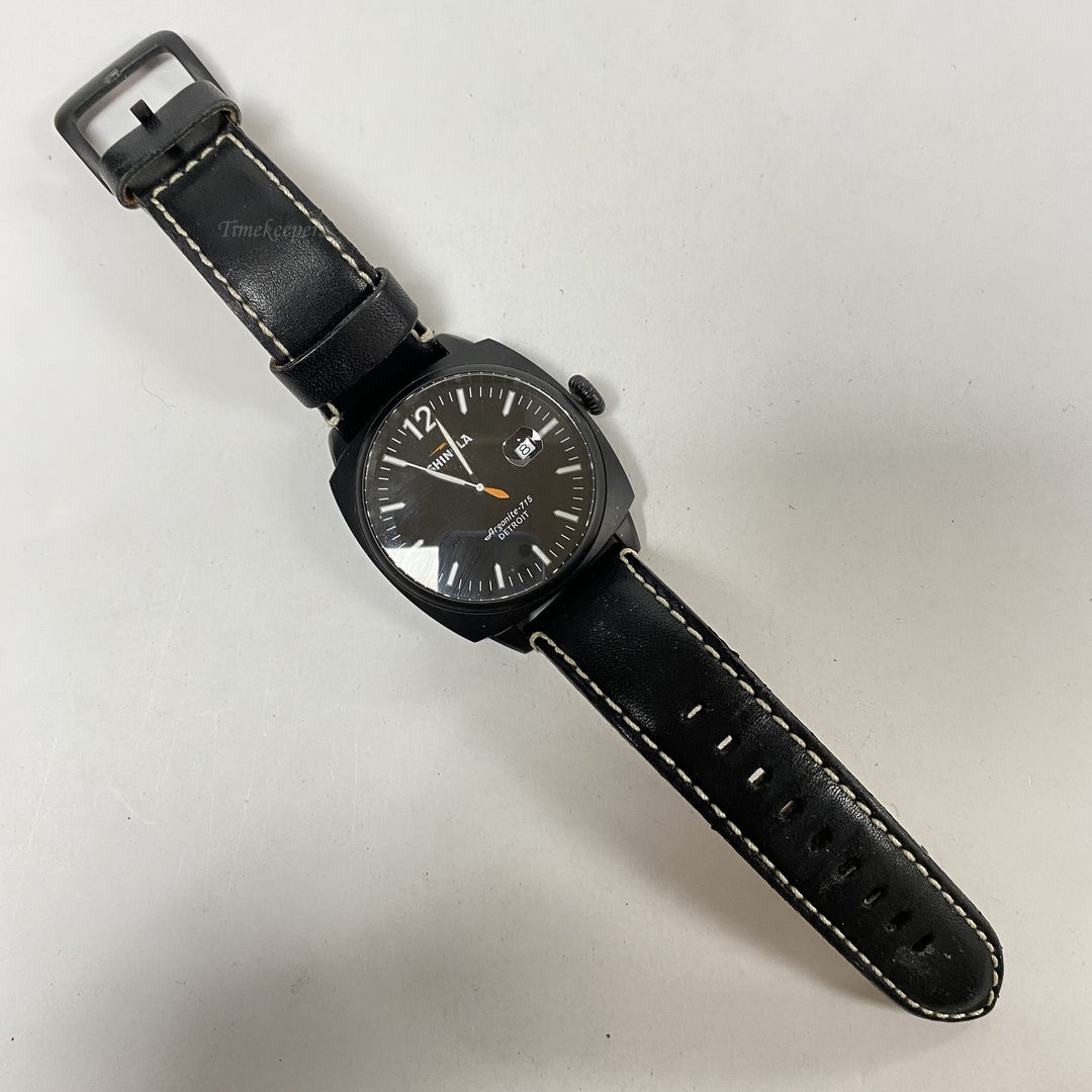 f795 Shinola Argonite 715 Water Resistant Stainless Steel Men's Wrist Watch