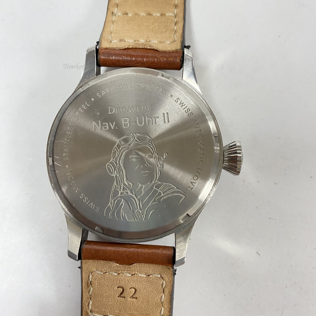 f797 Debaufre Nav B-Uhr II Swiss Automatic Stainless Steel Men's Wrist Watch
