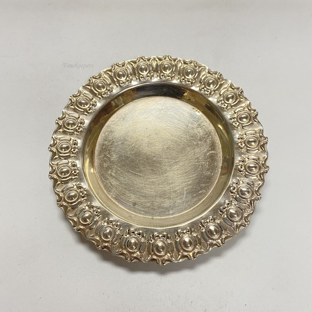 f932 Antique Hazorfim 925 Sterling Silver Kiddush Wine Goblet Cup Saucer Set of2