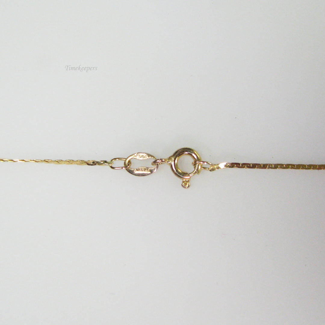 g021 14k Yellow Gold 24" Shriner Pendant Men's Necklace