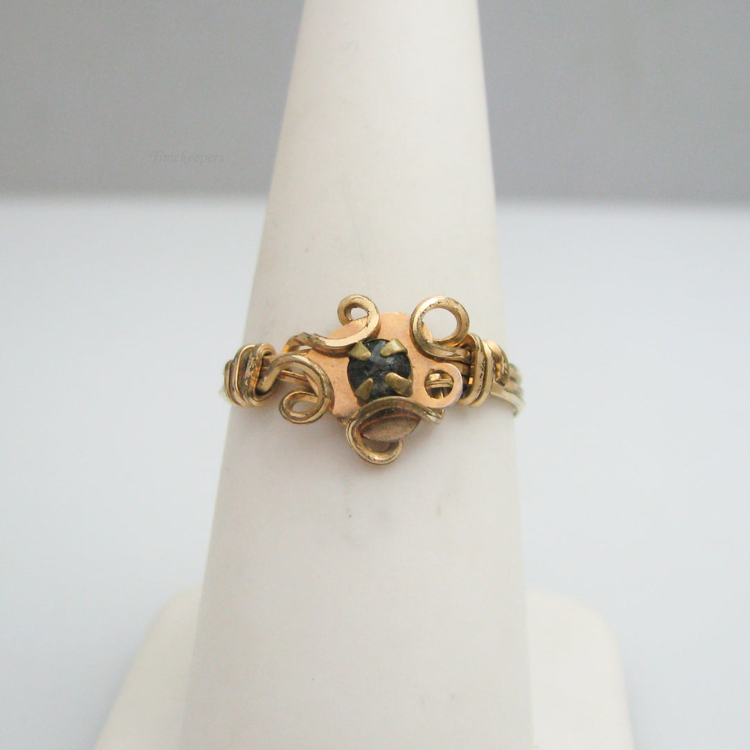 g059 Gorgeous Gold Filled Wire Ring