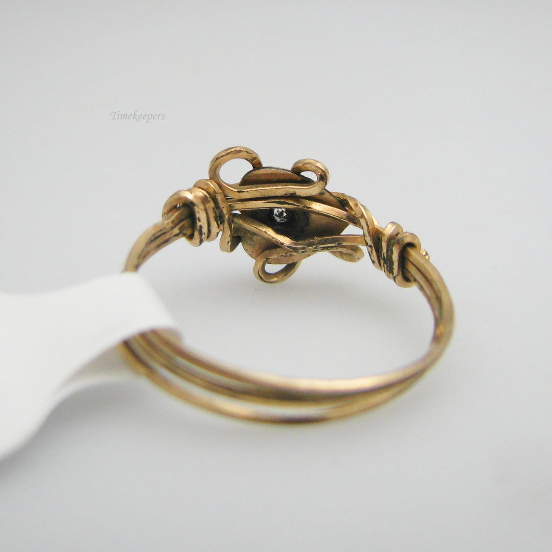 g059 Gorgeous Gold Filled Wire Ring