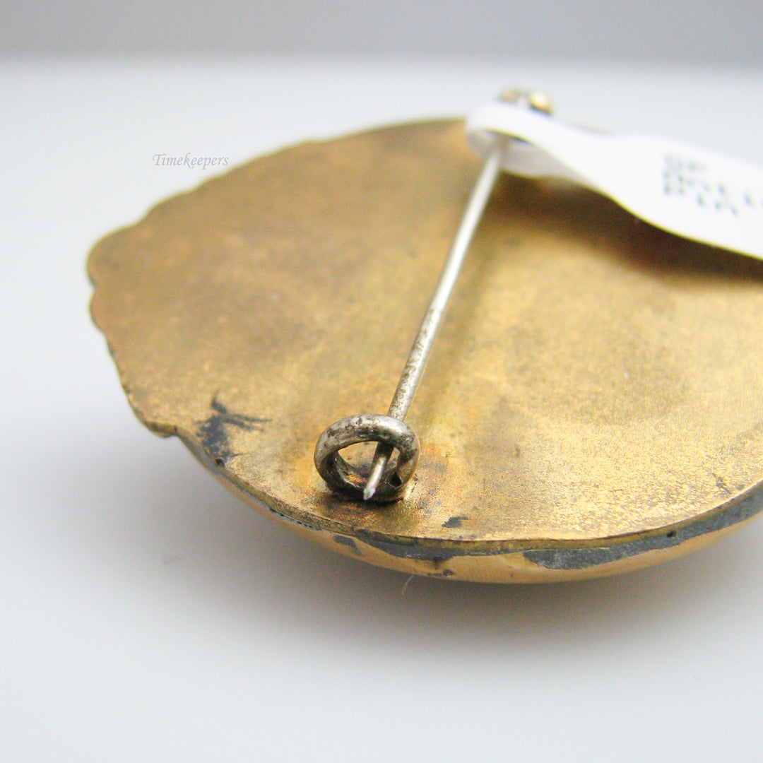 g083 Gorgeous Gold Filled Brooch / Pin