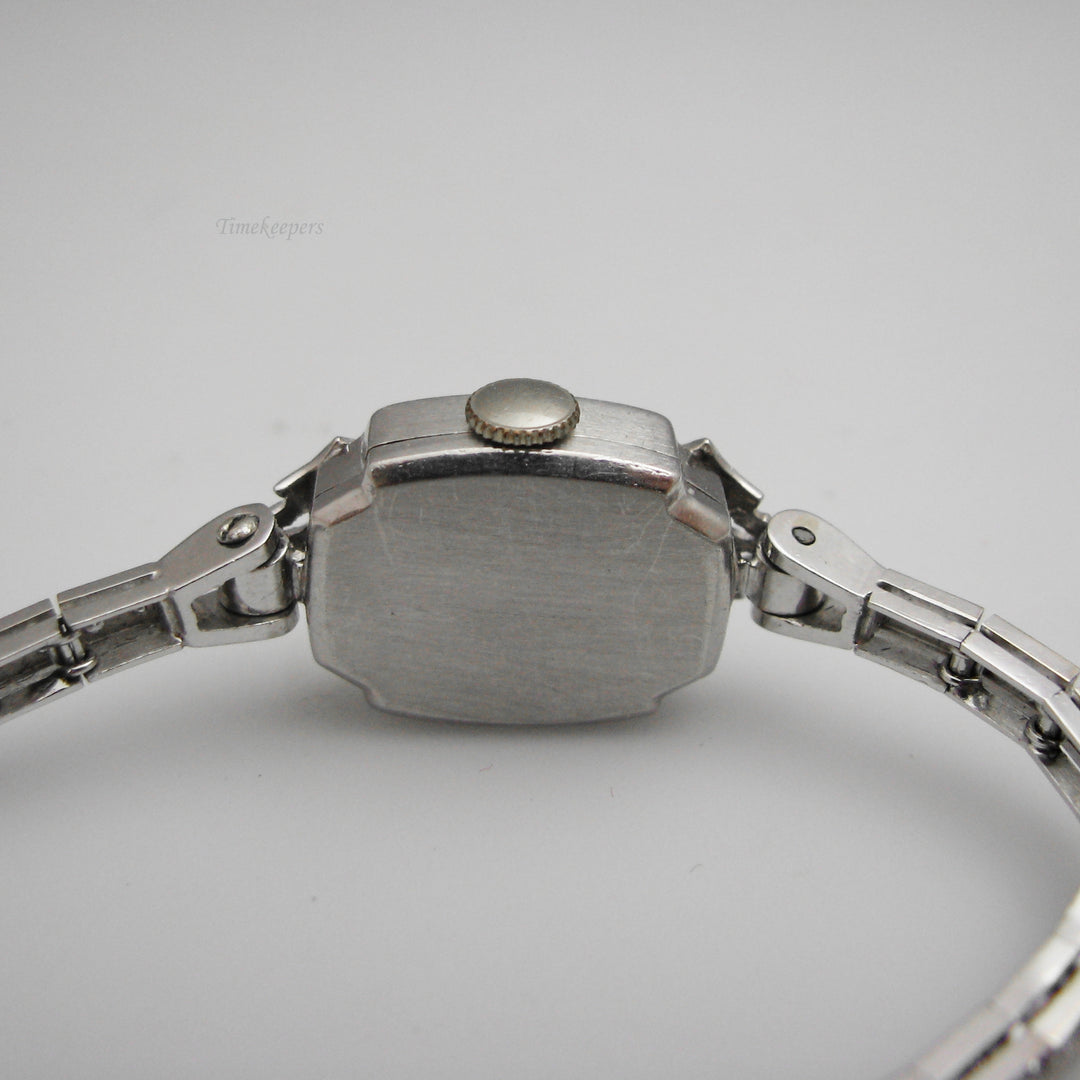 g123 Pretty 14k White Gold Women's Diamond Hamilton Watch