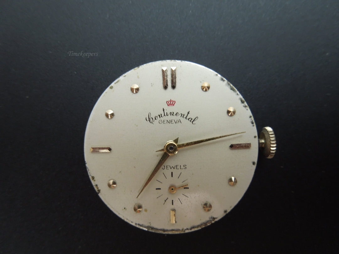 g344 Gorgeous 14kt Gold Geneva Continental Woman's Watch with 17 Jewels