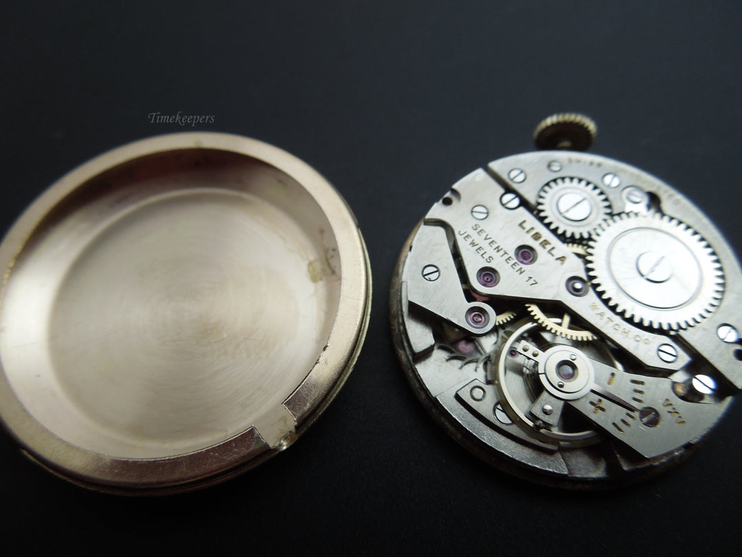 g344 Gorgeous 14kt Gold Geneva Continental Woman's Watch with 17 Jewels