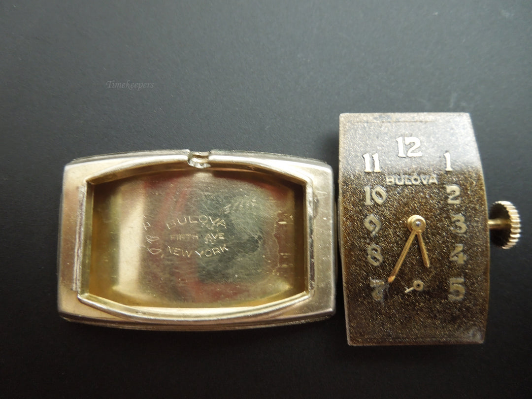 g347 Antique Bulova Woman's Watch 10kt Gold Filled