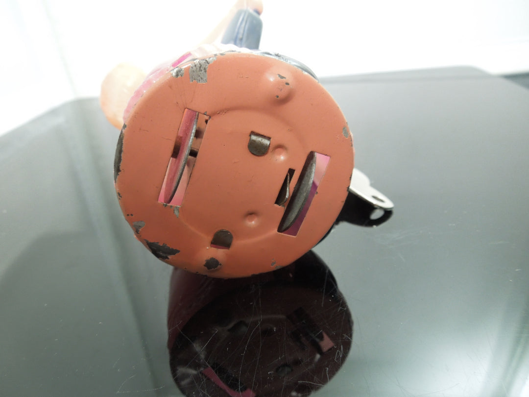 g433 Vintage Celluloid Boy and Girl Dancing Wind Up Toy