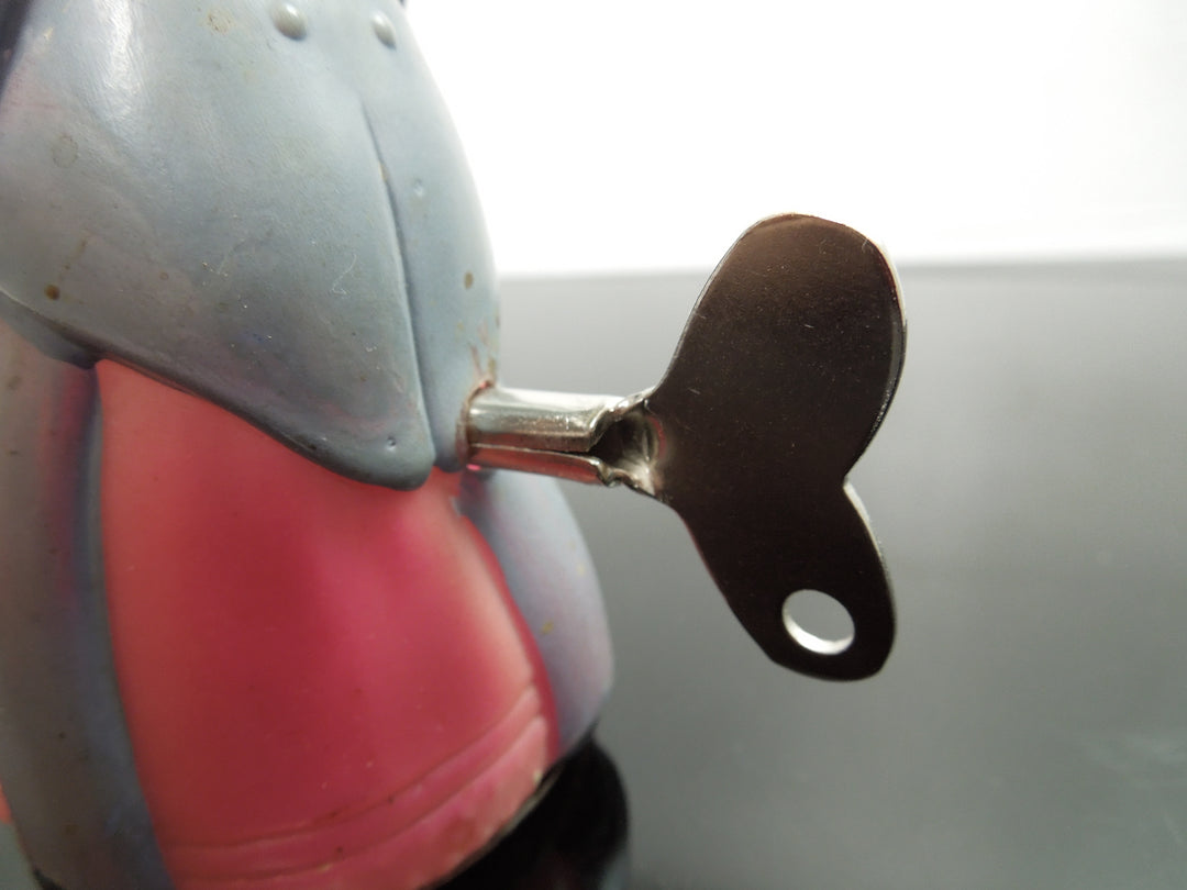 g433 Vintage Celluloid Boy and Girl Dancing Wind Up Toy