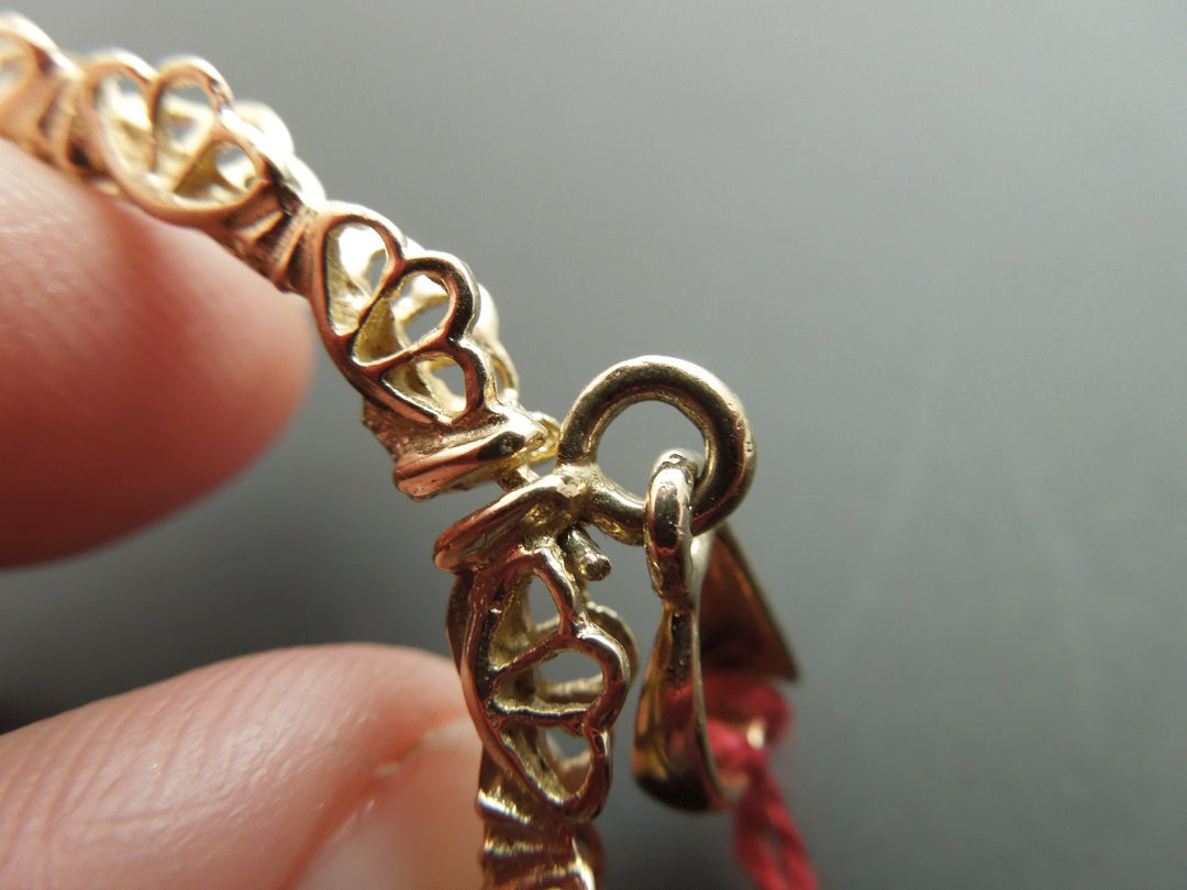 g441 Beautiful 14kt Yellow Gold Coin Bezel with Bail