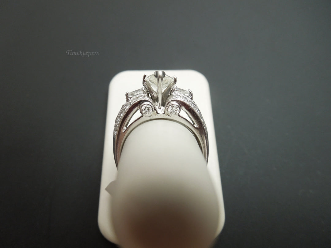 g474 Stunning 14kt White Gold GIA Certified 2.79tcw Diamond Wedding Ring