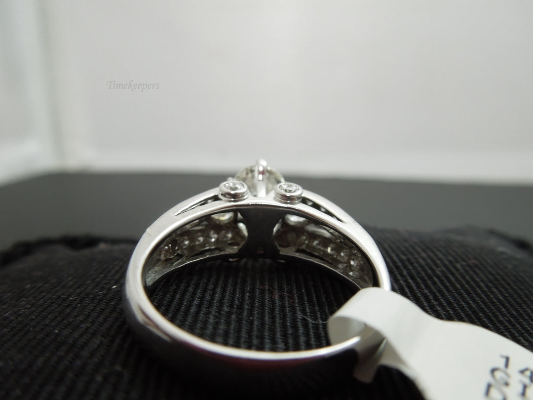 g474 Stunning 14kt White Gold GIA Certified 2.79tcw Diamond Wedding Ring