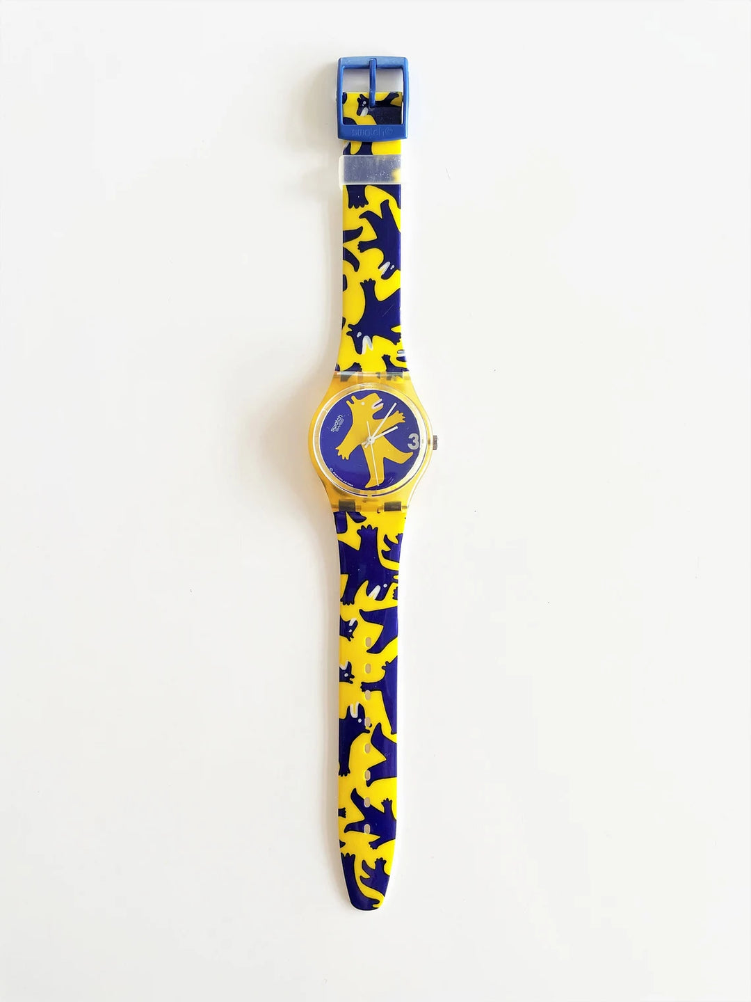 s757 Vintage Swatch Gent Original BESTIONE Bear GJ112 Watch Unisex Watch