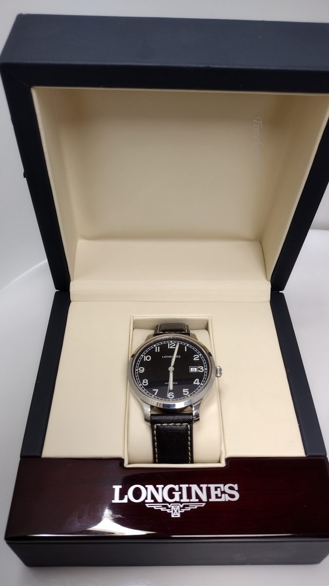 k631 Handsome Men's Automatic Longines Heritage Military 1938 Wristwatch