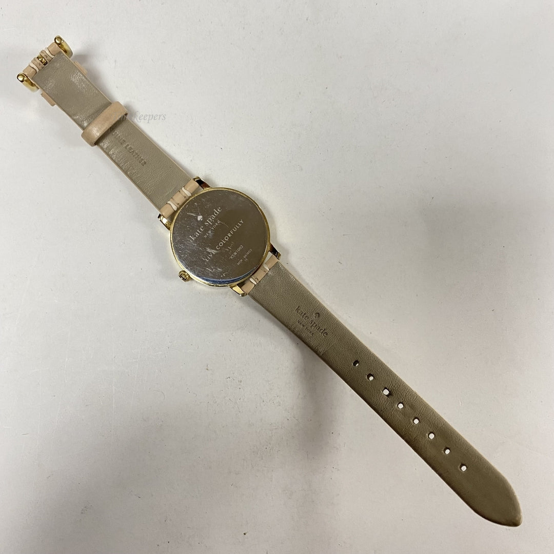 m057 Vintage Kate Spade New York Lady's Wrist Watch Water Resistant 3ATM