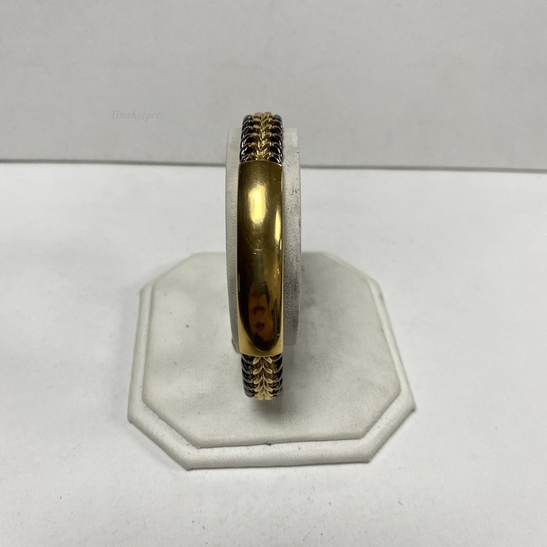 m065 Vintage Effy 925 Sterling Silver Chain Cuff Bracelet 6.75" Long