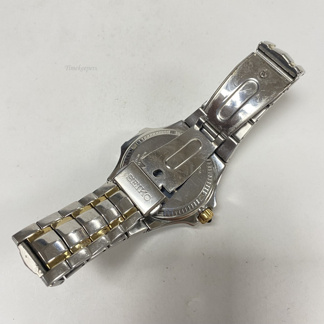 m146 Vintage Seiko Coutura Kinetic Men's Wrist Watch Stainless Water Resistant