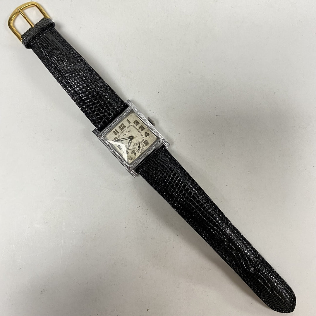 m156 Vintage Tojan Swiss 6 Jewels Mechanical Men's Wrist Watch