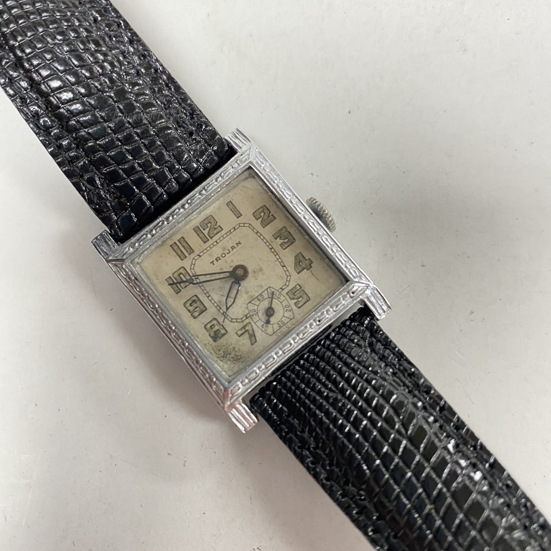 m156 Vintage Tojan Swiss 6 Jewels Mechanical Men's Wrist Watch