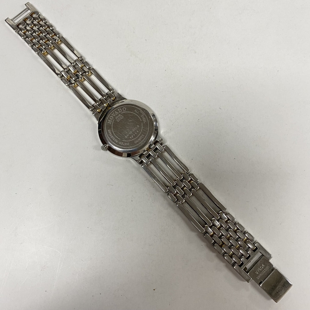 m163 Movado Quartz 6J Unisex Wrist Watch All Steel Swiss Water Resistant