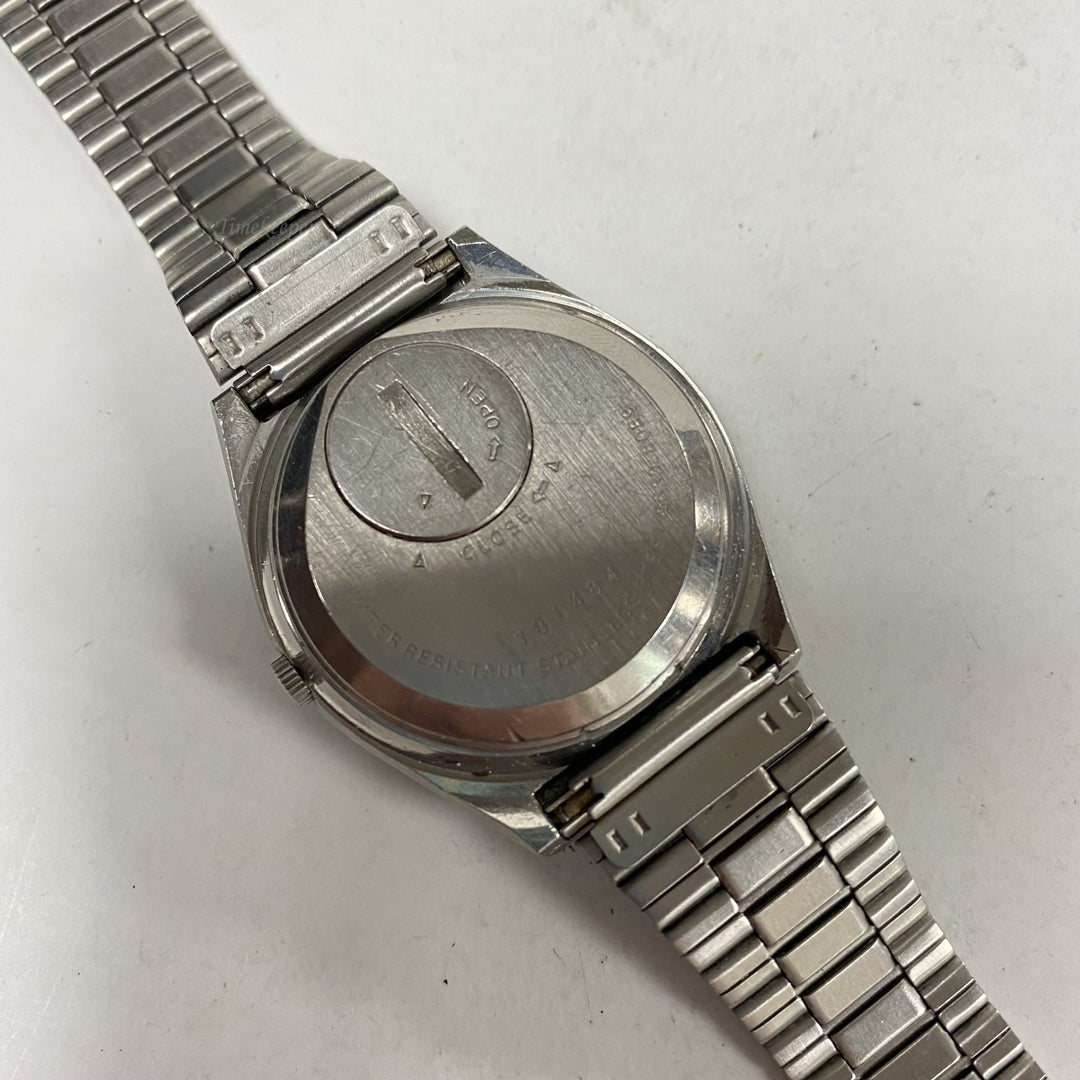 m189 Vintage Seiko Quartz 4004 Unisex Wrist Watch Stainless Steel Japan Movement