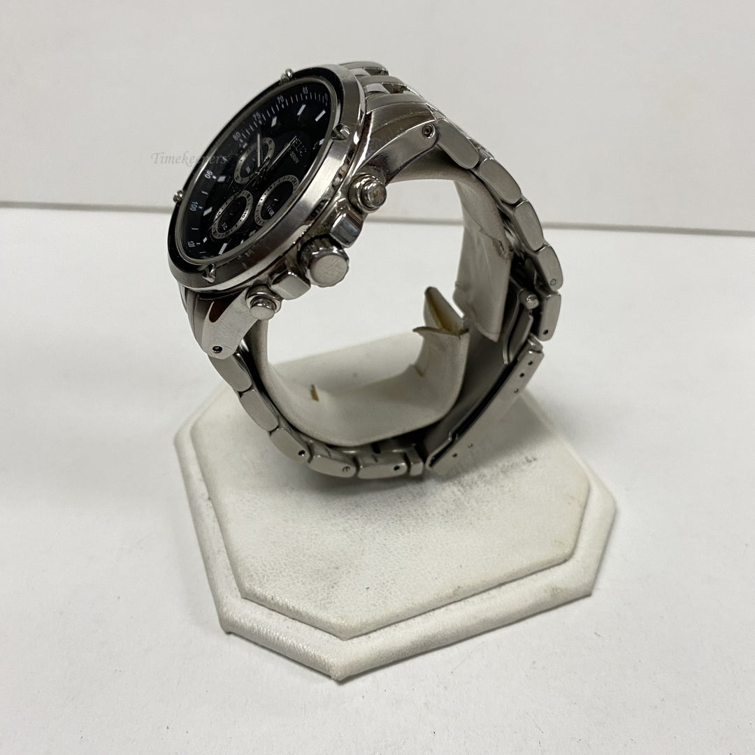 m190 Relic Chronograph Unisex Wrist Watch All Stainless Steel Japan Movement