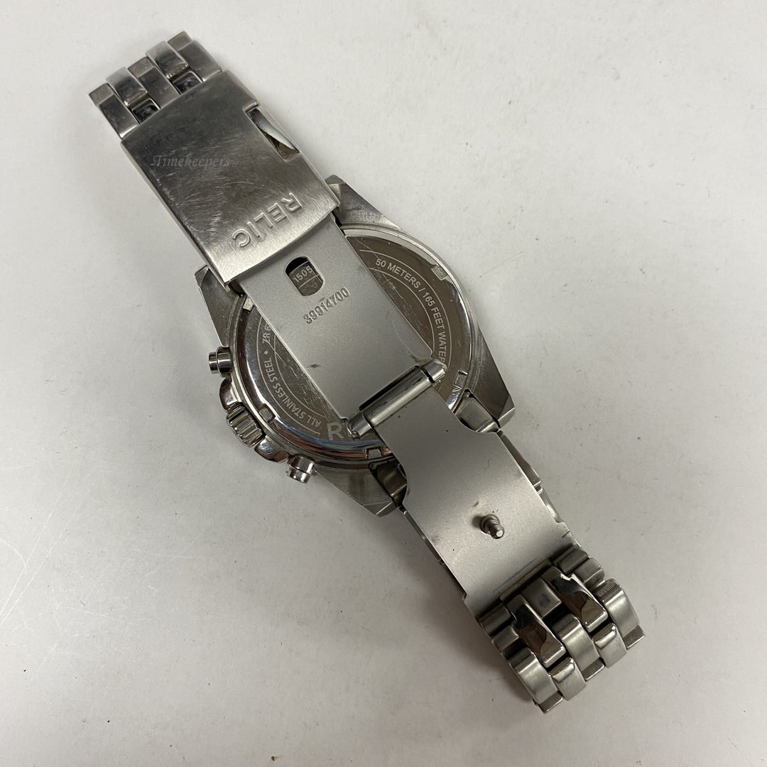 m190 Relic Chronograph Unisex Wrist Watch All Stainless Steel Japan Movement