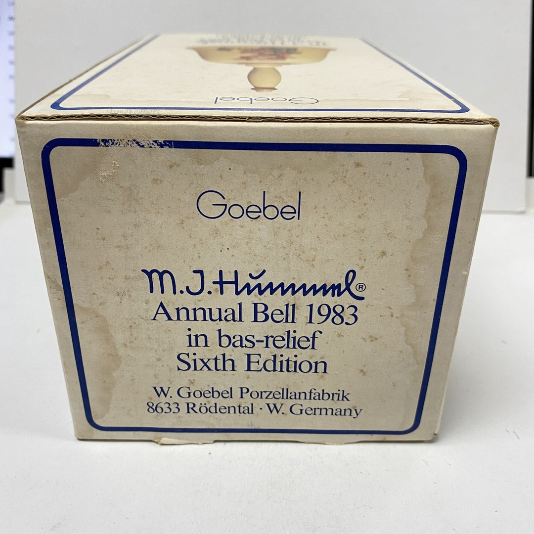 m202 Vintage Hummel Goebel Sixth Edition Ceramic Annual Bell 1983 West Germany