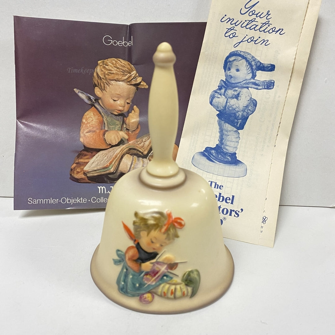 m202 Vintage Hummel Goebel Sixth Edition Ceramic Annual Bell 1983 West Germany