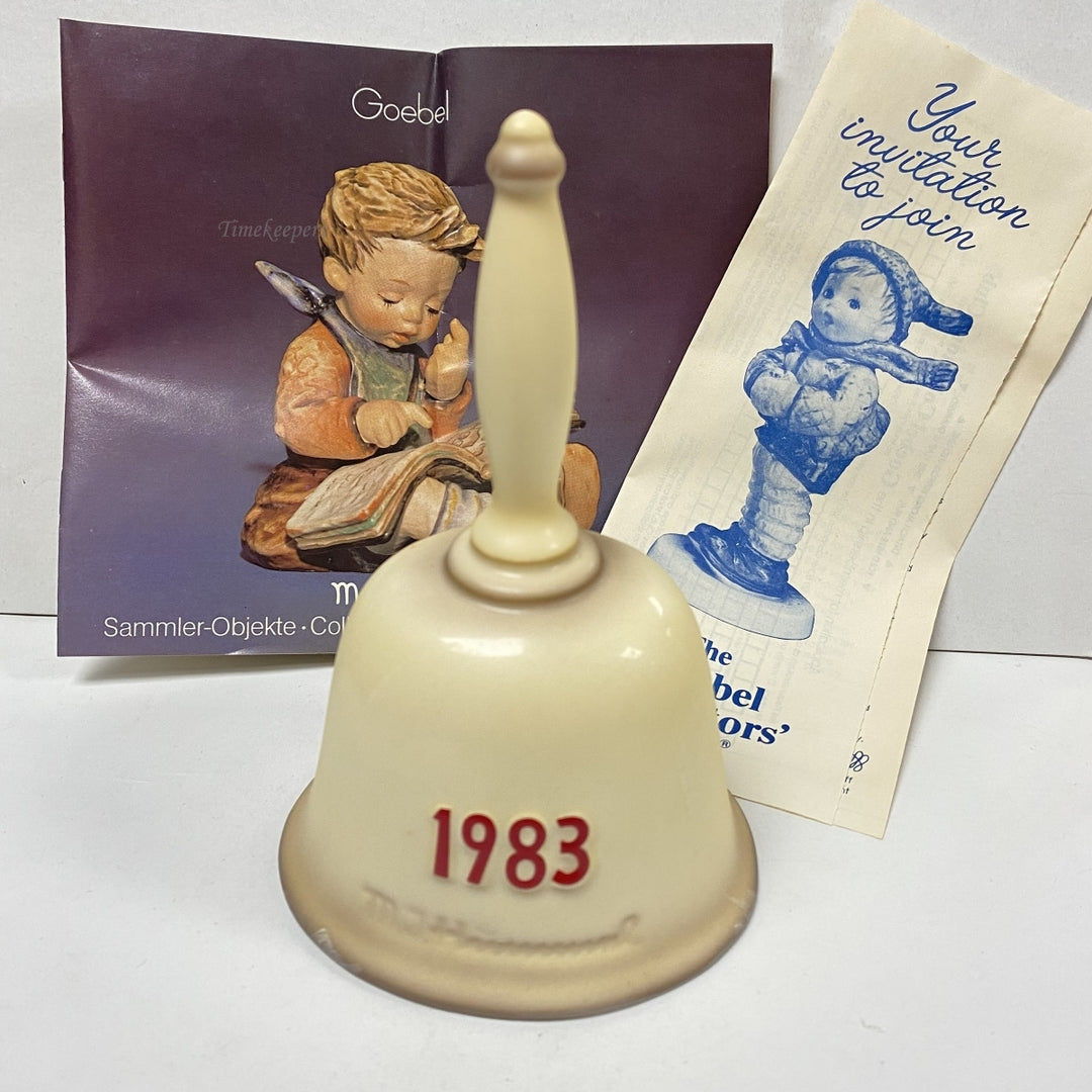 m202 Vintage Hummel Goebel Sixth Edition Ceramic Annual Bell 1983 West Germany