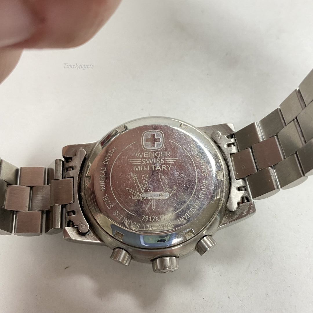 m212 Wenger Swiss Military Tachymeter Stainless Steel Unisex Men's Wrist Watch