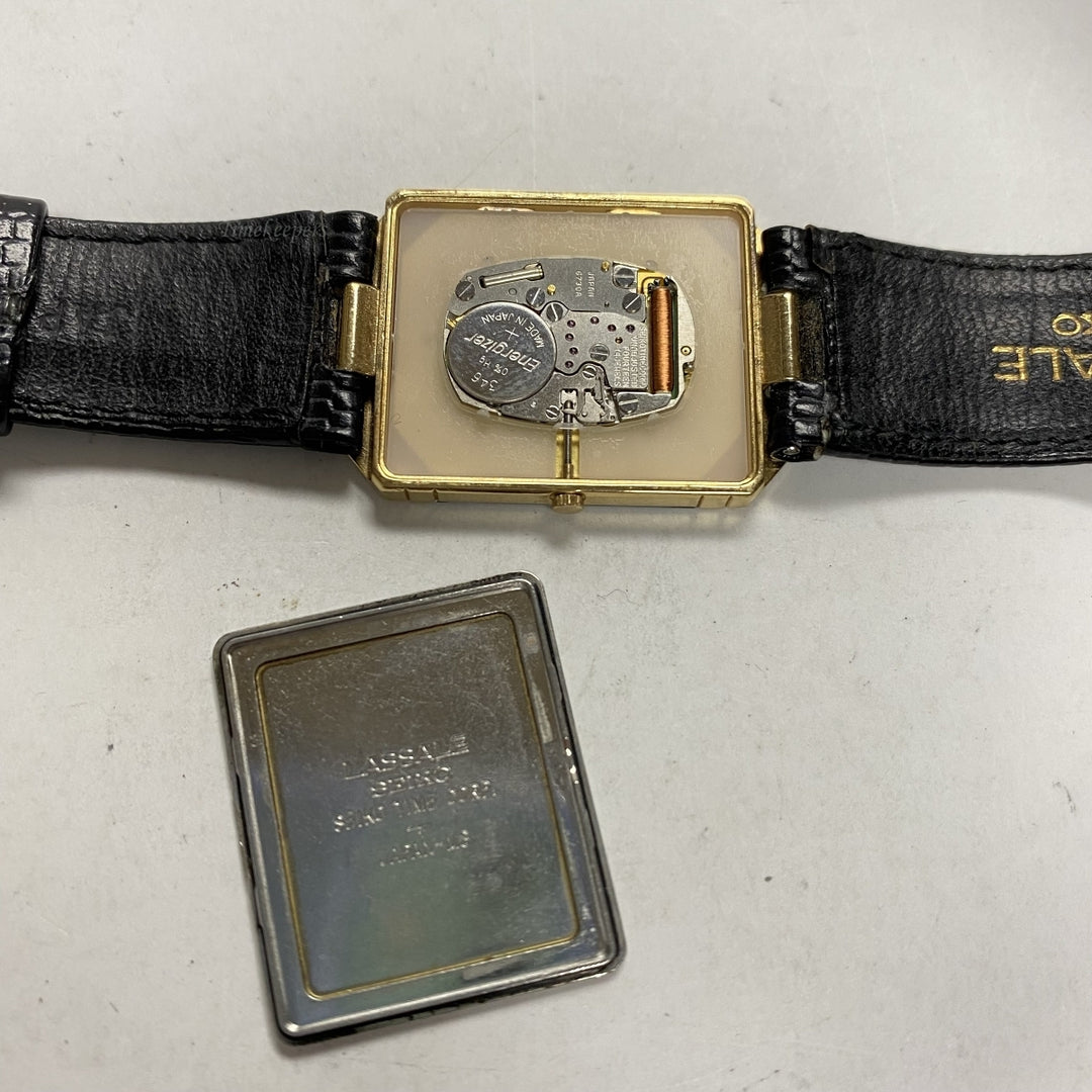 m215 Lassale Seiko Japan Quartz Mov't Stainless Steel Unisex Men's Wrist Watch