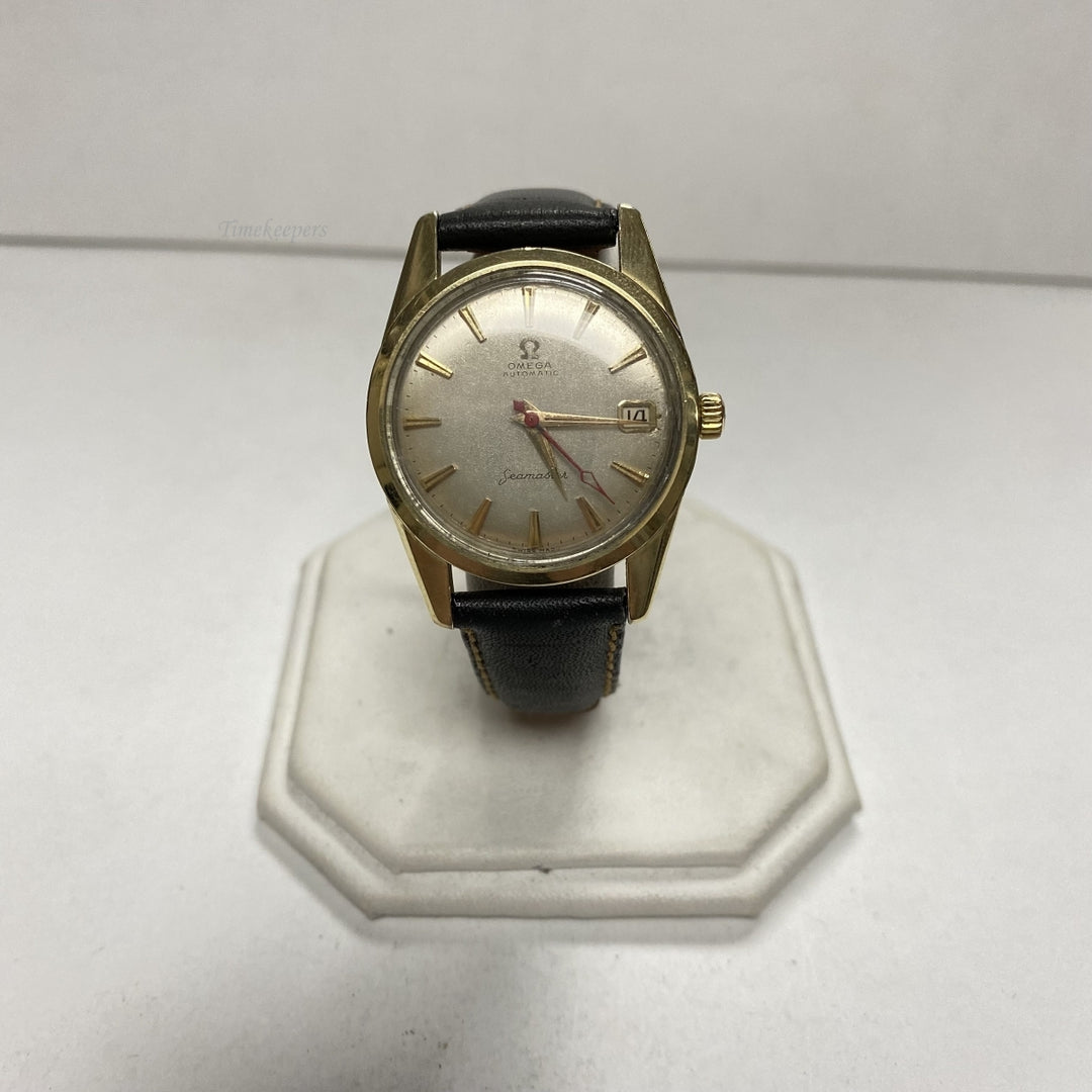 m219 Omega Seamaster Automatic Swiss 24J Gold Tone Unisex Men's Wrist Watch