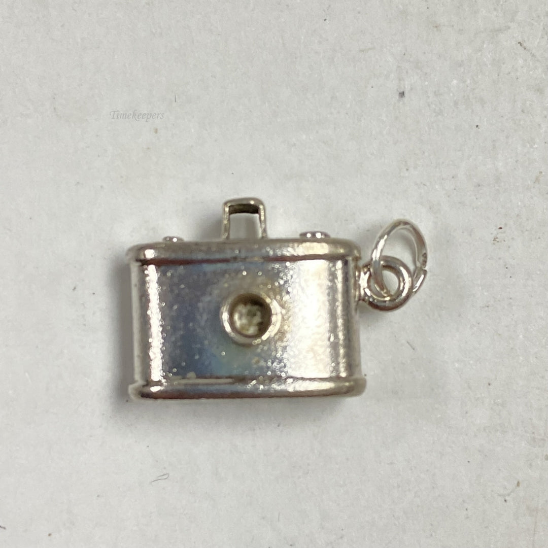 m250 Vintage Sterling Silver Photo Camera Charm Pendant