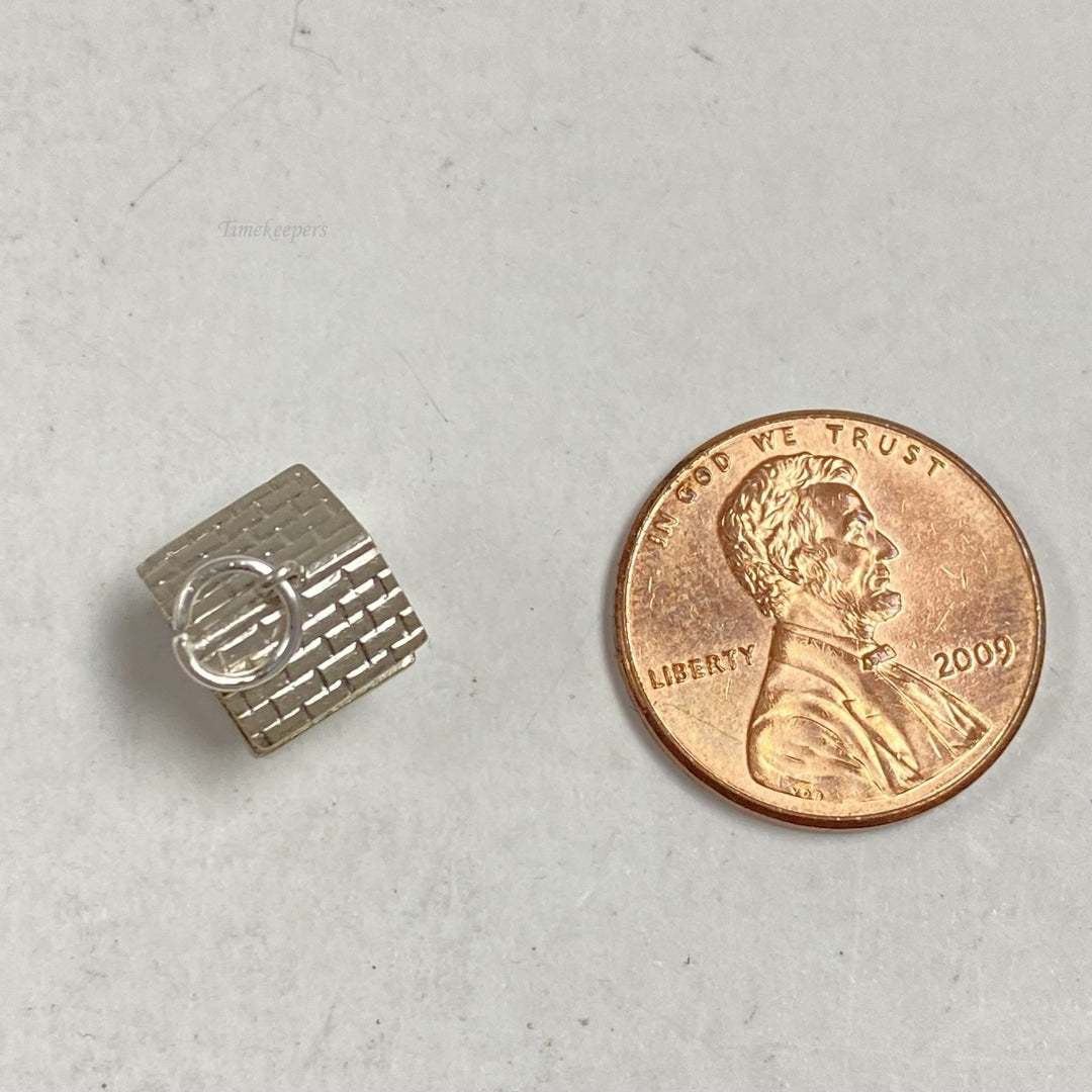 m283 Vintage Sterling Silver Dog House Charm Pendant