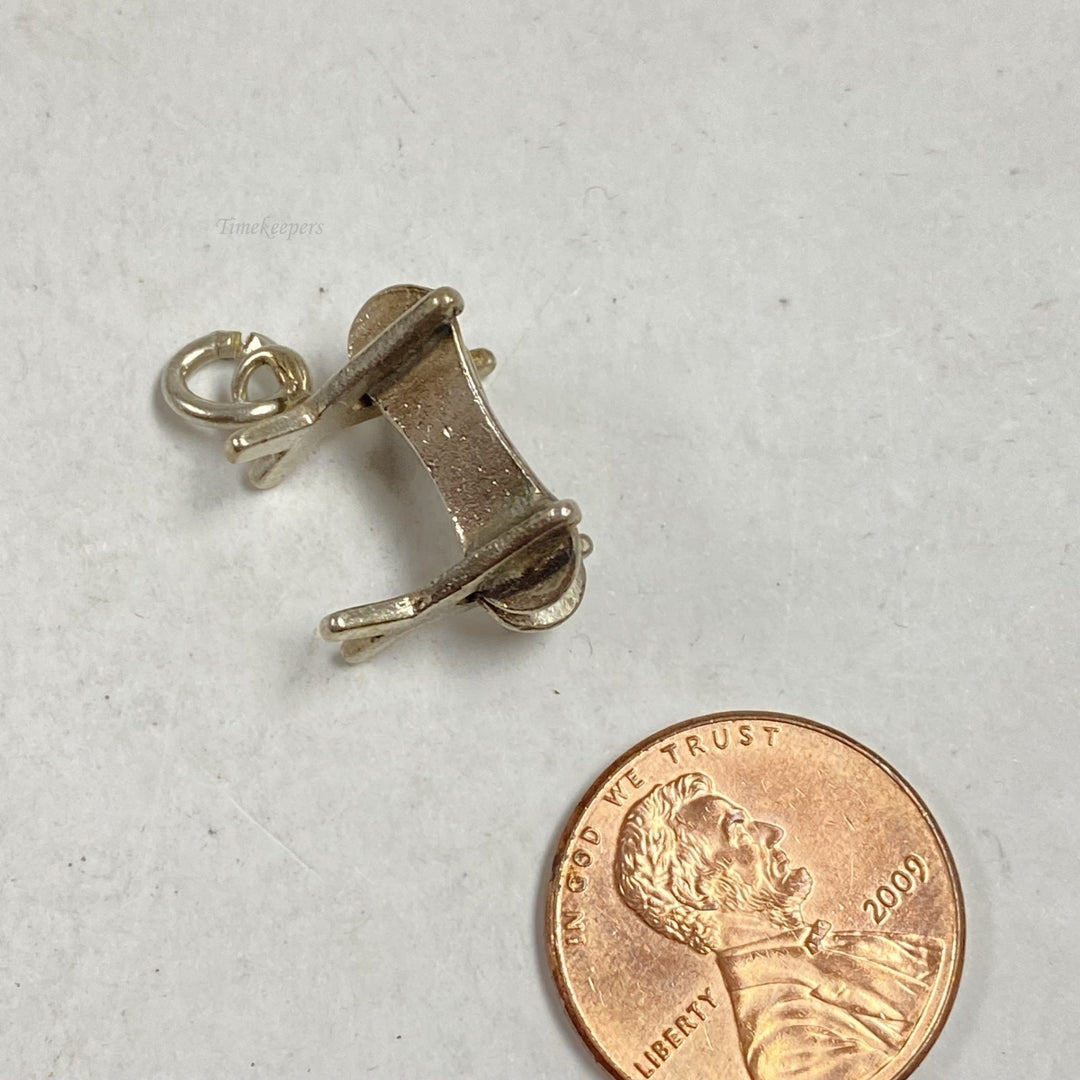 m302 Vintage Sterling Silver Mini Charm Pendant